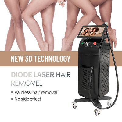 Peralatan Pembuangan Rambut Laser Dioda 1200w Serbaguna Dengan Lcd Touch Screen