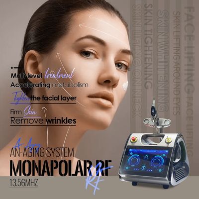 Frekuensi tinggi 13MHZ Monopolar RF Anti-penuaan Mesin Skin Lifting