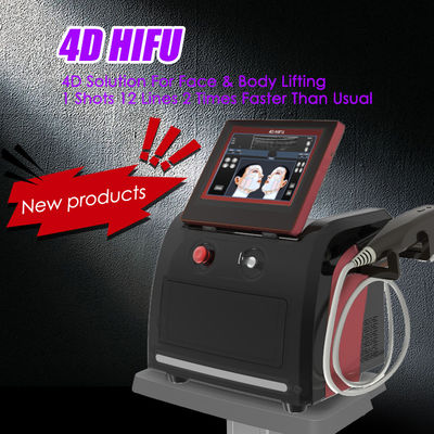 Mesin 4D HIFU 4D Paling Populer 2020 / Mesin Pengencangan Kulit Ultrasound Berfokus Intensitas Tinggi