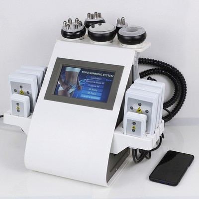 Ultrasound Pads Lipolaser Slimming Beauty Machine Body Sculpting Sistem Kavitasi Vakum