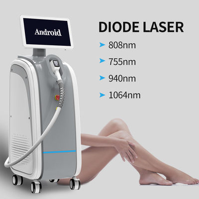 Mesin Penghilang Rambut Laser Diode 1200W 808 Cepat Untuk Penggunaan Salon