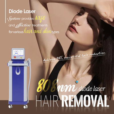 Tinggi kekuatan 808nm dioda Laser Hair Removal kecantikan peralatan dengan 220V±22V untuk Hair Removal