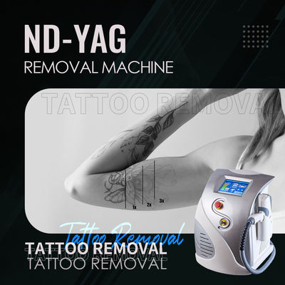 ND YAG Laser 1064nm 532nm Mesin Penghapusan Tato 1320nm Carbon Peeling