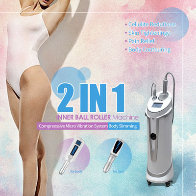 Inner Roller Body Slimming Machine 2 Handle Untuk mengangkat kulit Penggunaan salon