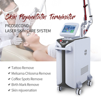 10Hz Picosure Q Switched Nd Yag Laser 1064 Nm Penghapusan Tato Mesin Picosecond