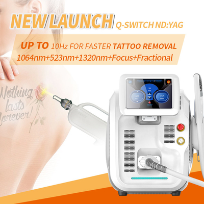 Picosecond Q Switched Nd Yag Laser Professional Pigment Removal Machine
