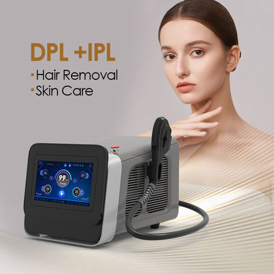 E-cahaya IPL RF 110V 50 - 60Hz E-cahaya IPL RF Kecantikan Putih Gray Equipment dengan Drive Listrik 1400W