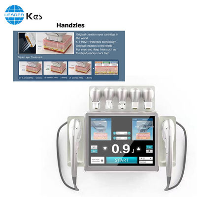 Mesin profesional 7D HIFU / Mesin peregangan kulit ultrasound fokus intensitas tinggi