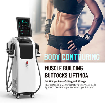 13 Tesla EMS Stimulasi Otot Mesin Body Slimming Machine 4 Penangan