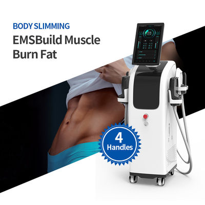 EMS Body Slimming 13 Tesla 4000VA Power Machine dengan 4 handpiece