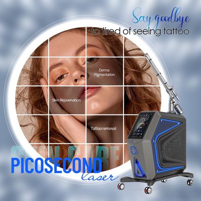Pico Laser High Energy Pigment Removal Mesin Penghapusan Tato Profesional