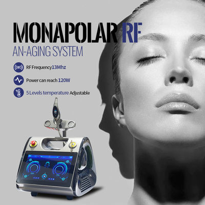 Frekuensi radio 13 Mhz Mesin Wajah RF Skin Lifting Perangkat Kecantikan