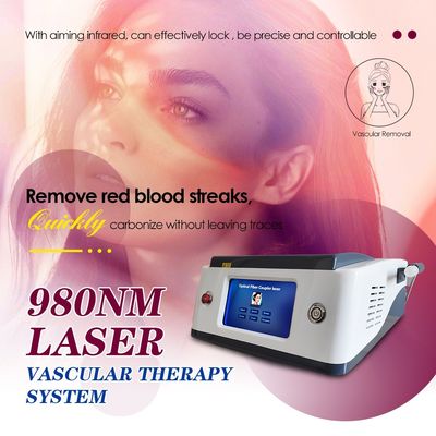 Penghapusan Pembuluh Darah Penghapusan Vaskular Mesin Kecantikan Laser 980 Nm