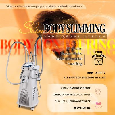 Salon Gunakan Vakum Slim Body Sculpting 5 Pegang Mesin Penghilang Berat Badan