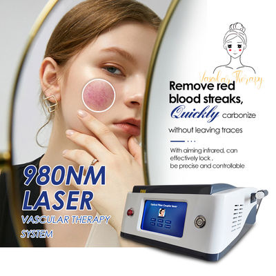 Mesin Penghapusan Vaskular 980nm Laser Spider Vein Penghapusan Peralatan